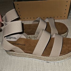 Size 10 Jenna2 Espadrille Sandals With Ankle Straps